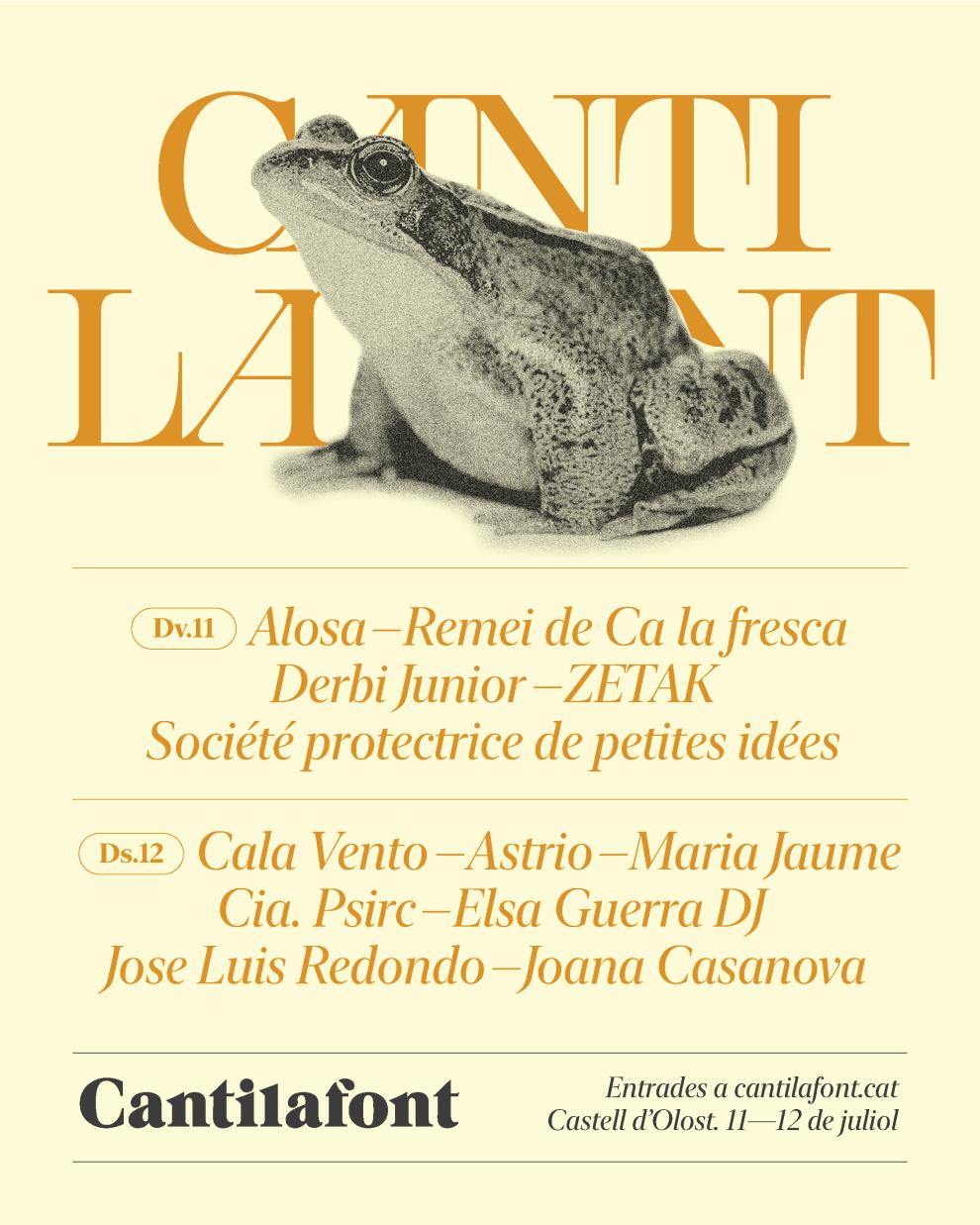 Presentació del Programa d'artistes del Cantilafont 2025